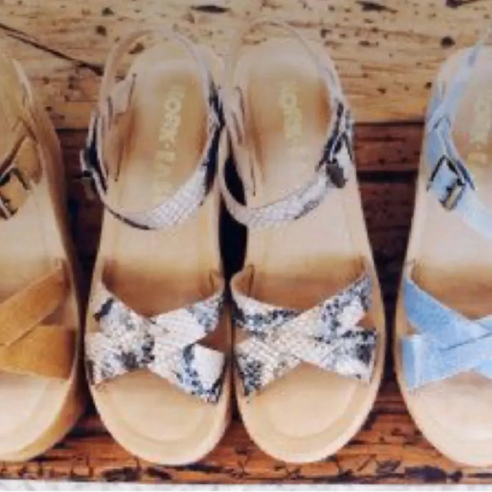 FREE PEOPLE X Kork-Ease ELYSSE HEIGHTS Platform WEDGE SANDAL SIZE 10